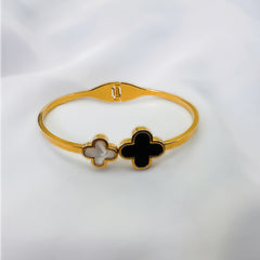 Clover Enamel Gold Bracelet