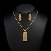 Elegant Gold Plated Jewelry Set