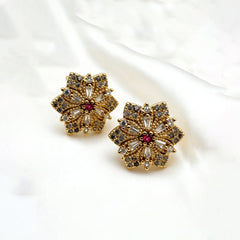 Elegant Floral Shine Earrings