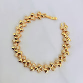 Elegant Gold Heart Bracelet