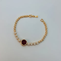 Elegant Ruby Bracelet