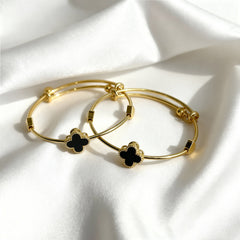 Black Clover Charm Bangles