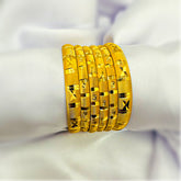 Classic Textured Bangle Set