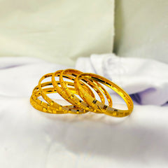 Classic Textured Bangle Set