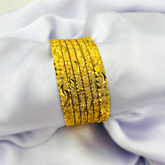 Intricately Carved Bangle Set