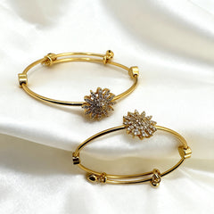 Radiant Sun Bloom Bangles