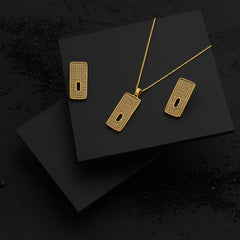 Elegant Gold Plated Jewelry Set